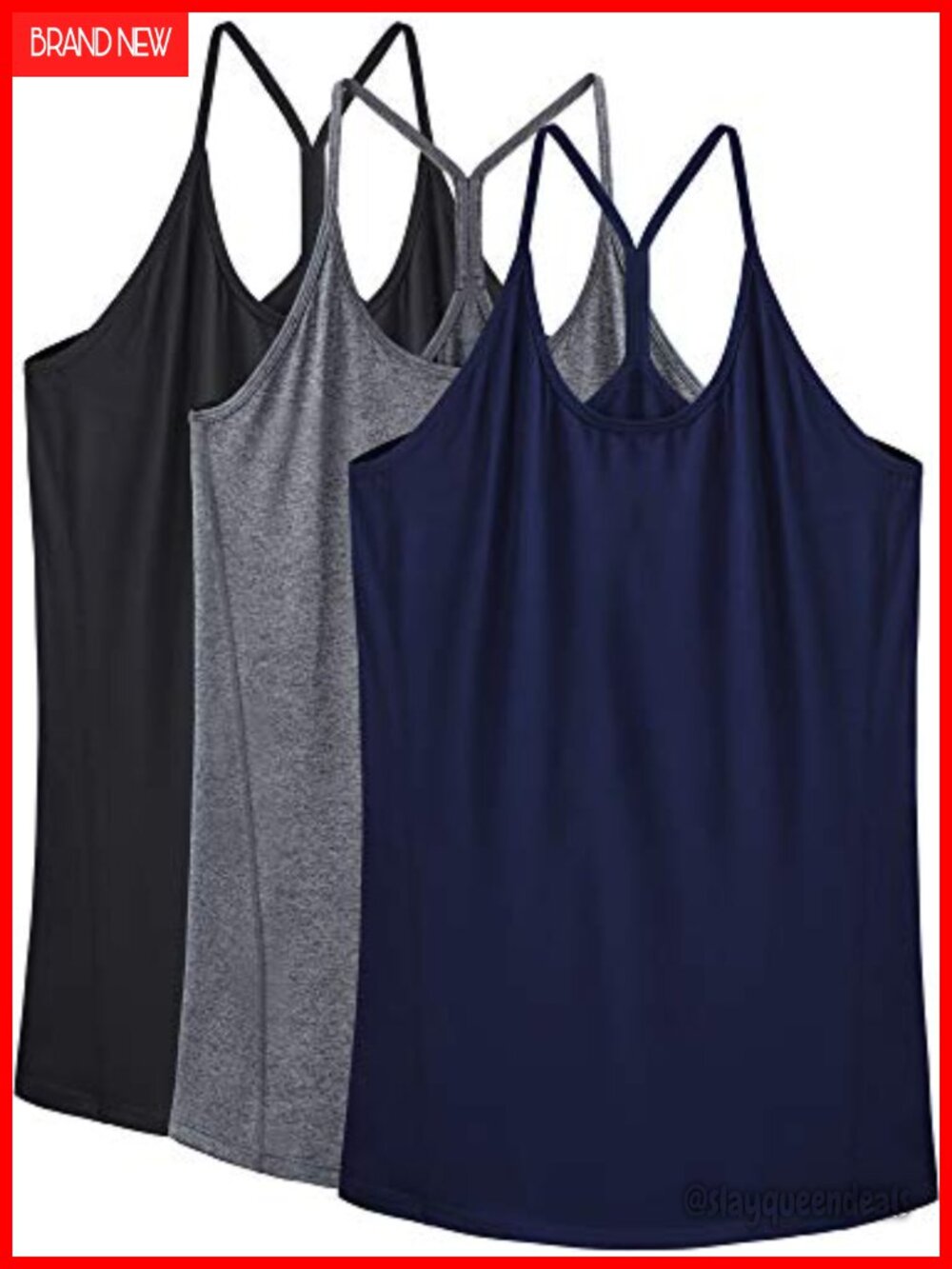 Women's Racerback Workout Tank Top Quick Dry Athletic Gym Yoga Shirt